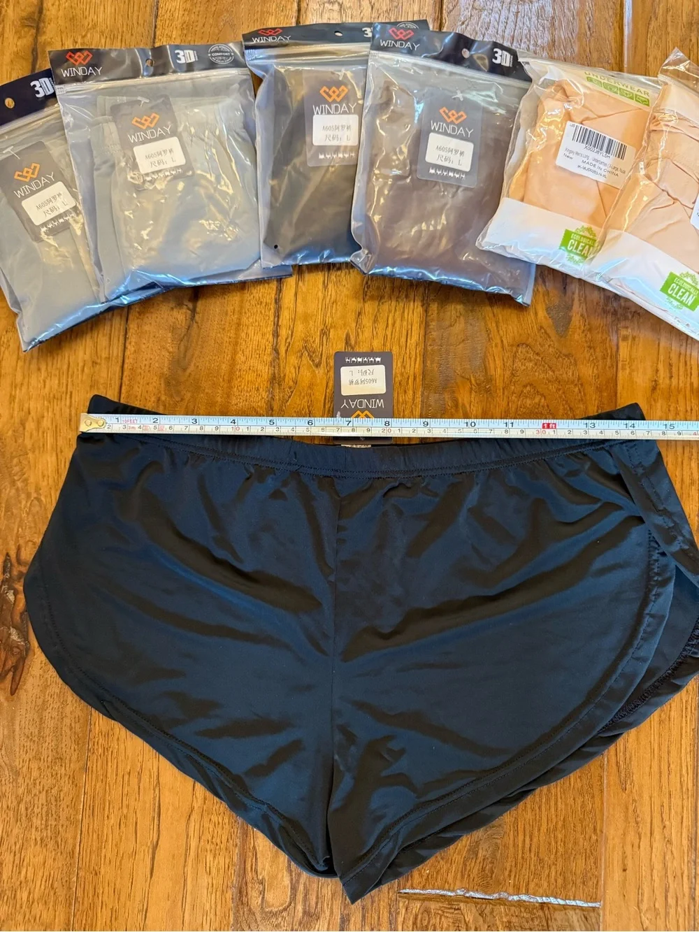 8 for 1 Men Boxer Brief Bundle L/XL NWT Lightweight Smooth Black White Gray Nude